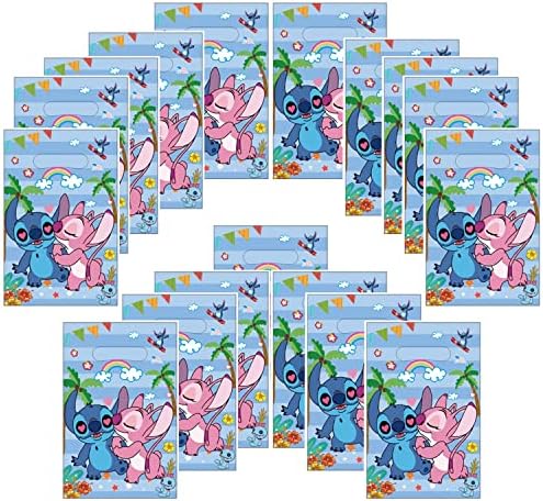 30 pcs cartoon stitch party bags gift bags theme party supplies party decoration